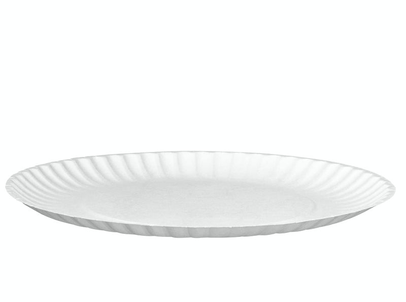 GUSTO [9 Inch - 300 Pack Uncoated White Paper Plates - Disposable, Decorative Paper Plates for Crafts (Formerly Comfy Package) - Image 2